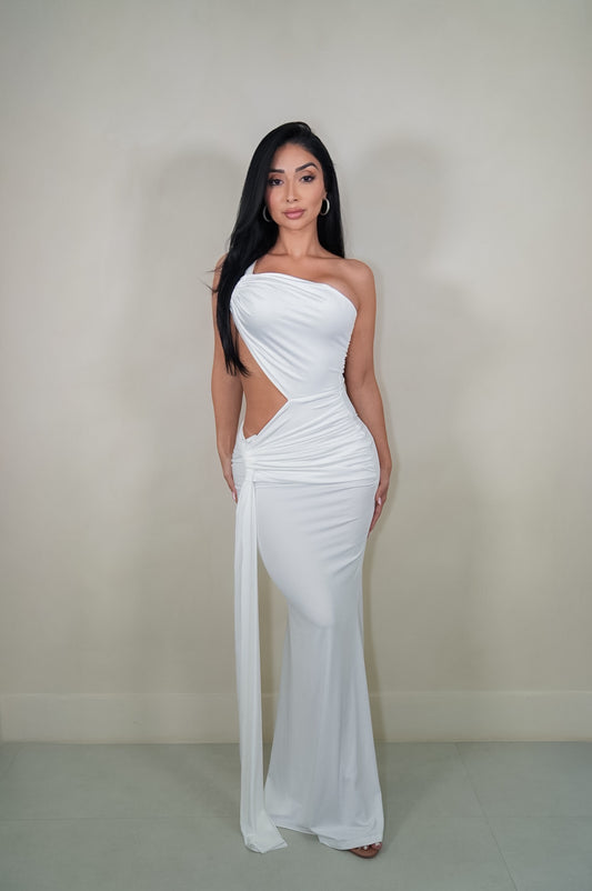 Amra White Maxi Dress