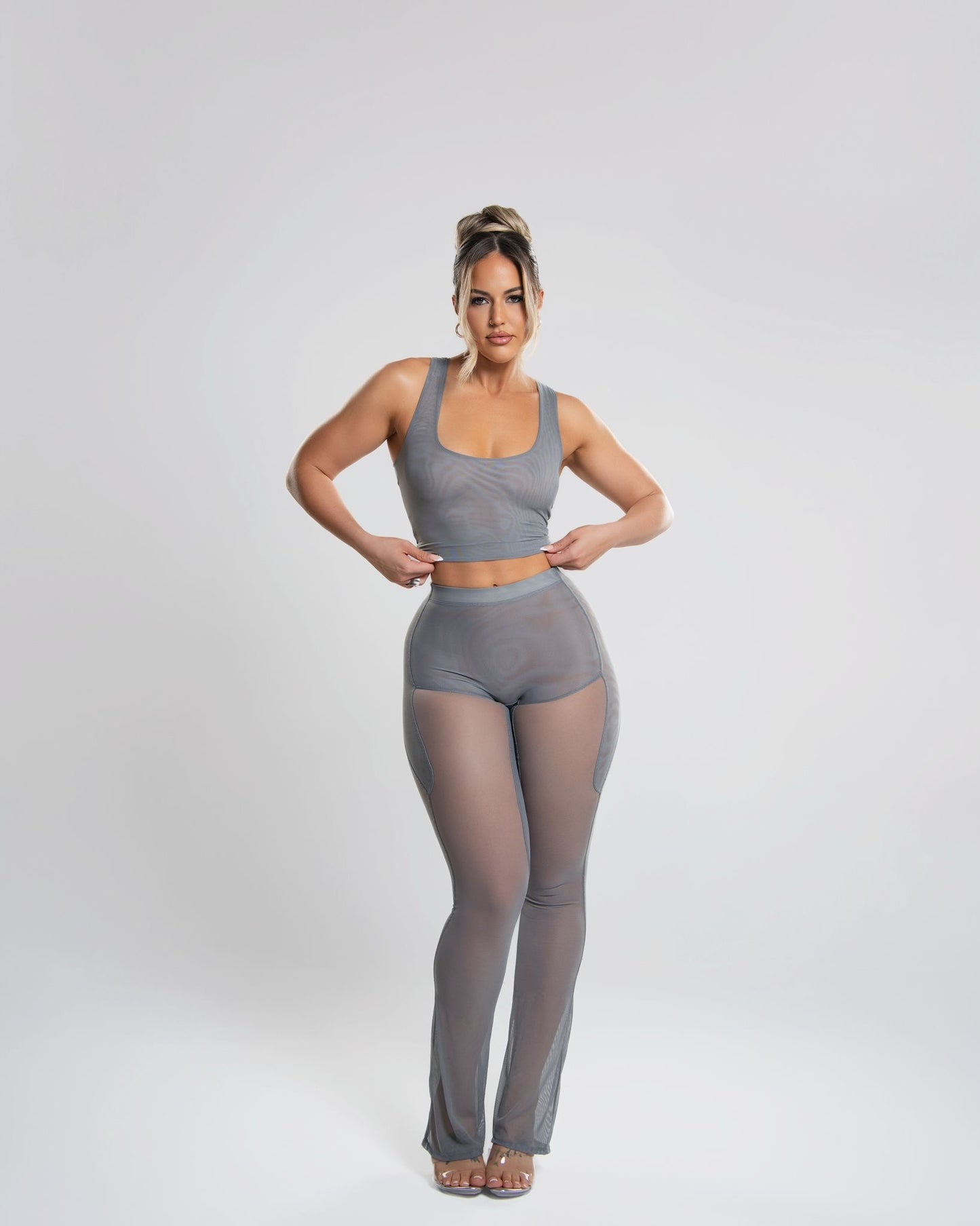 Light Grey Pant Set