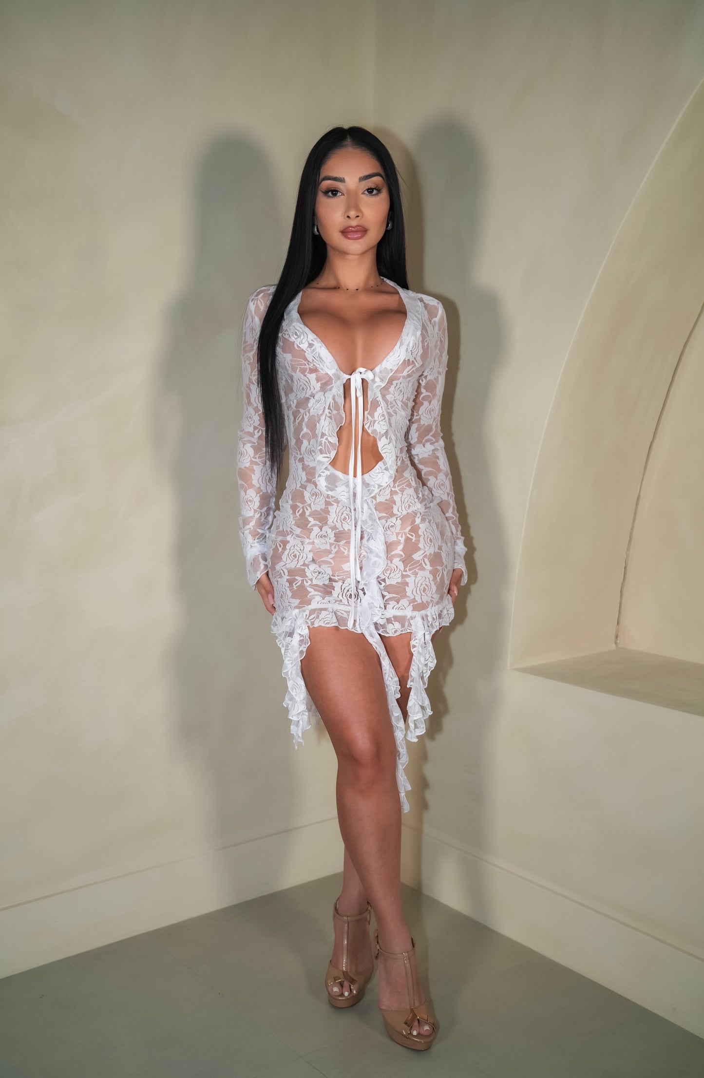 Sophie Laced Mini Dress