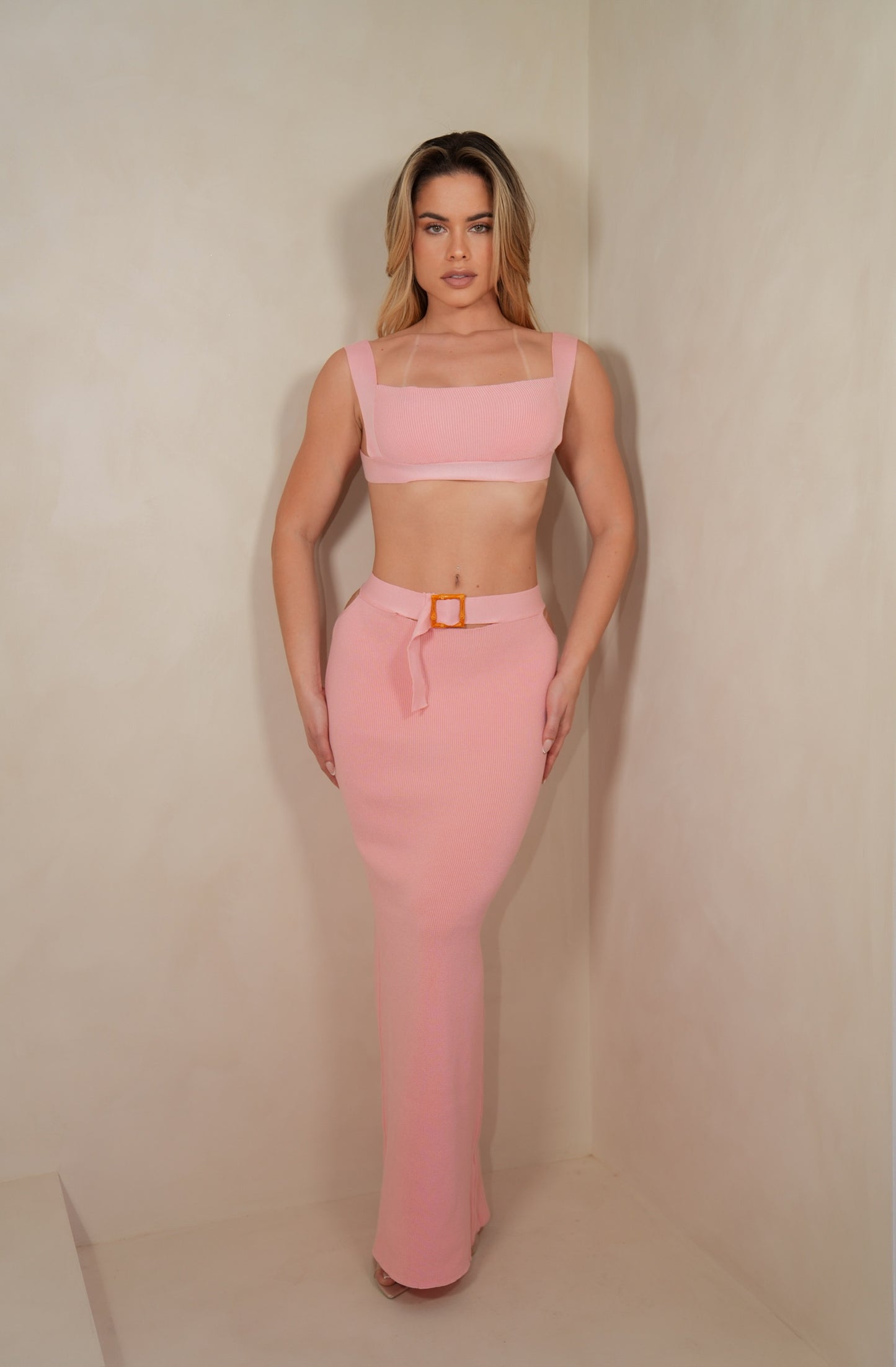 Camilla Pink Skirt Set