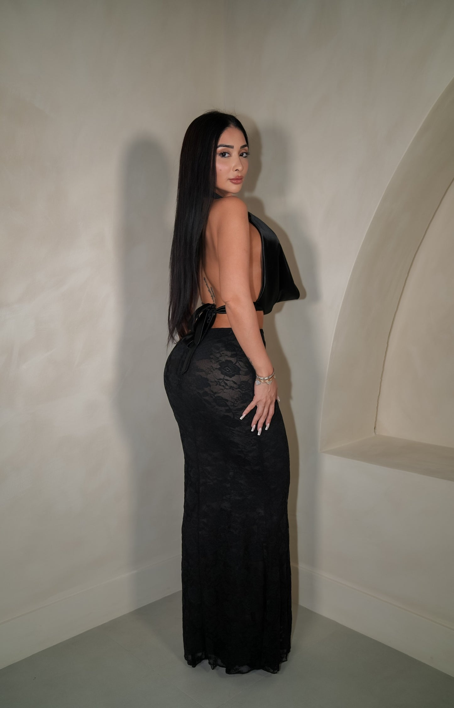 Nicole Laced Skirt Set
