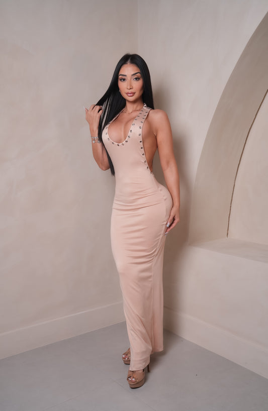 Alexa Beige Maxi