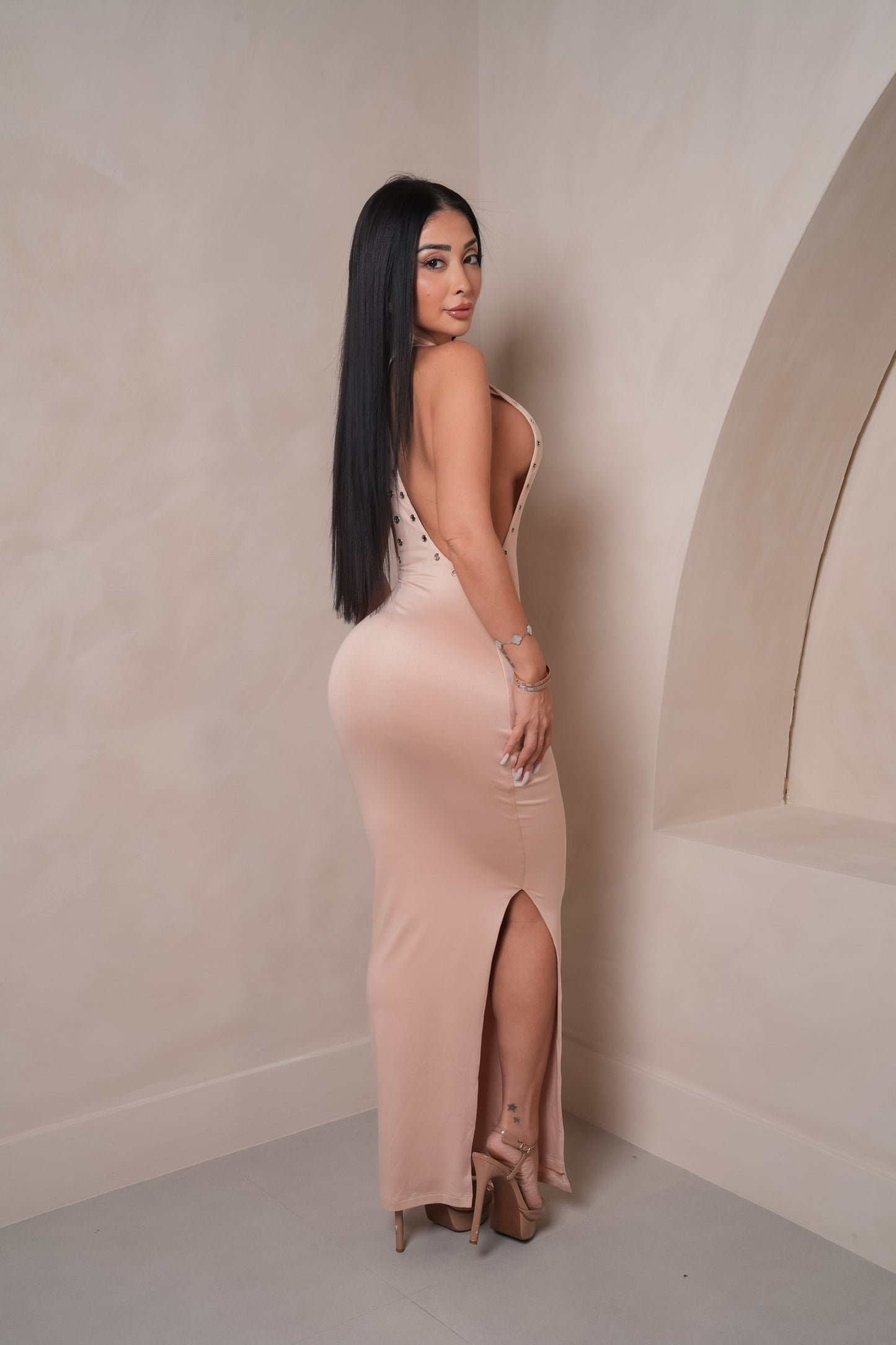 Alexa Beige Maxi