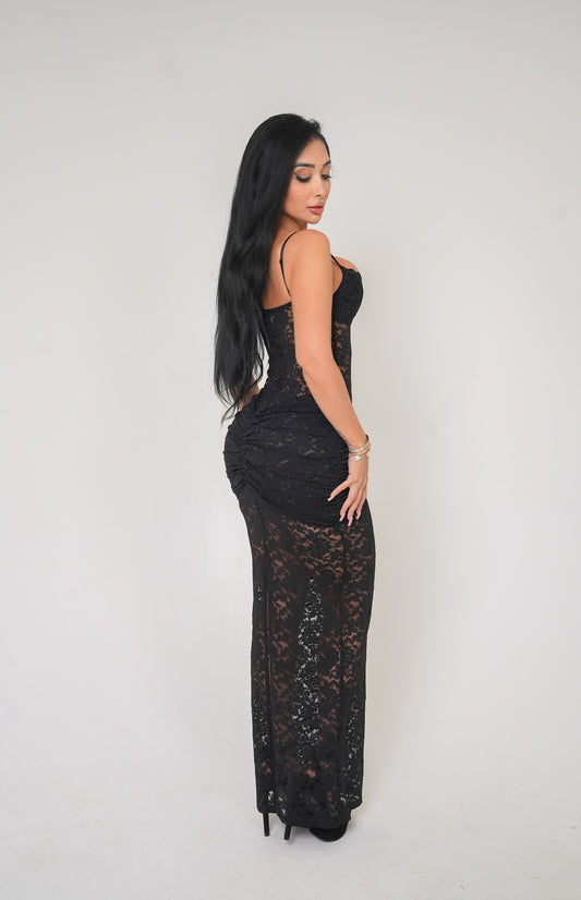 Mel Black Laced Dress