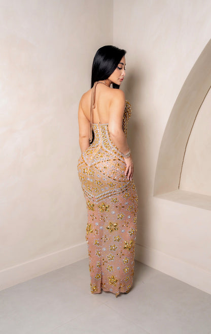 Anastasia Crystal Maxi Dress